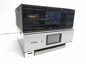 ◇2台セット ジャンク Canon キャノン PIXUS XK70/XK80 キヤノン プレミアム 6色インクジェットプリンタ まとめ 1114-16I @140◇