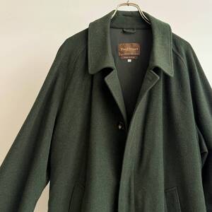 希少《 LODEN / 一枚袖 / UK42 》80s 90s 美品【 Paul Stuart イタリア製 ローデン 一枚袖 バルマカーンコート ビンテージ 】