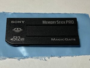 SONY ソニー MEMORY STICK メモリースティック 512MB 1枚 フォーマット済み 動作確認済みジャンク品