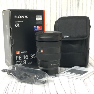 m001 B(80) 新同品 SONY ソニー FE 16-35mm F2.8 GM SEL1635GM 元箱付・ソフトケース・レンズフード付