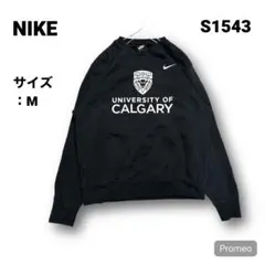 【即購入OK】NIKE カレッジスウェット サイズM ブラック