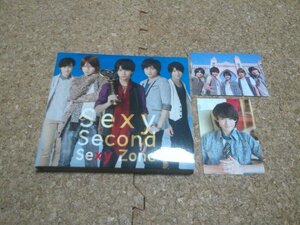 Sexy Zone【Sexy Second】★アルバム★初回限定盤A・CD+DVD★トレカ2枚封入（集合・マリウス葉）★