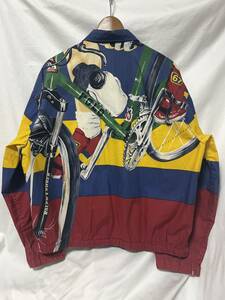 1993 93 POLO RALPH LAUREN ラルフローレン RACING JACKET レーシング ジャケット L (M-13-8)