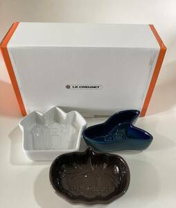 新品 格安 未使用 限定 ルクルーゼ LE CREUSET ハロウィン クリスマス 小皿 皿 ディッシュ