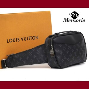 【未使用に近い】 ルイヴィトン Louis Vuitton モノグラム エクリプス バムバッグ 黒 ボディバッグ ウェストバッグ クラッチ 1229