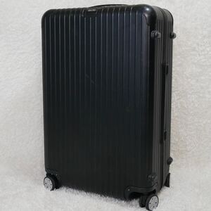 【極美品】RIMOWA リモワ スーツケース キャリーケース トランク SALSA サルサ マットブラック 旅行 キャリーバッグ ポリカーボネイト 87L 