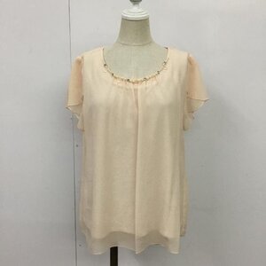 ef-de 9 エフデ カットソー 半袖 51-42190056 ビシュー付き Cut and Sewn 橙 / オレンジ / 10088250