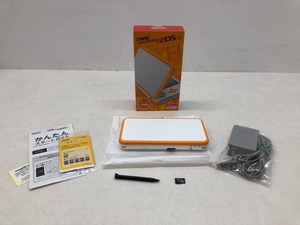 067☆B141/中古品 New ニンテンドー2DS LL ホワイト×オレンジ 任天堂 Nintendo New Nintendo 2DS LL New 2DS LL