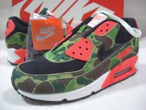 新品 2013 NIKE × ATMOS AIR MAX 90 PREMIUM DUCK CAMO US6.5