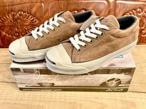 ★☆90s!USA!希少レア!コンバース JACK PURCELL 茶色 ヌバック 4 23cm converse ジャックパーセル ブラウン デッド ビンテージ 235☆★