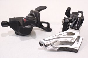 ★SHIMANO シマノ SL-M610/FD-M618 DEORE 3s シフトレバー /直付けフロントディレイラー セット