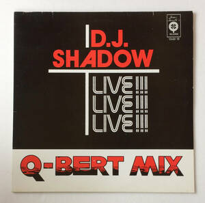 【レコード】DJ Shadow/Q-Bert Mix-Live!!