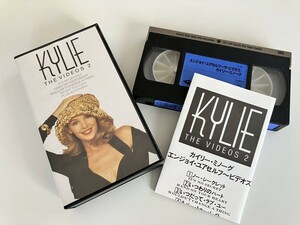 【極美品VHS希少品】Kylie Minogue / THE VIDEOS 2 アルファレコード ALVB1 90年リリース東京ドームライヴ映像NEW PV未発表オフショット