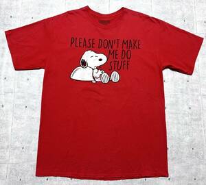 大きいサイズ XL スヌーピー ピーナッツ Tシャツ 2016年 コピーライト　　USA企画 アメリカ企画 SNOOPY PEANUTS ビッグシルエット 柳8108