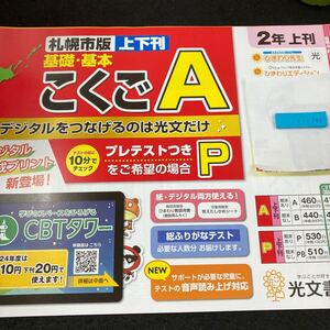 いー100 札幌市版 基礎・基本 こくごA ２年 上刊 光文書院 問題集 プリント 学習 ドリル 小学生 漢字 テキスト テスト用紙 文章問題※7