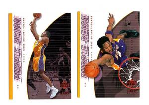 NBA 00-01 UD GAME JERSEY EDITION kobe bryant コービー ブライアント 2枚セット　新品ミント状態品