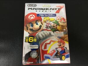 ★未開封・新品★フルタ 食玩 「マリオカート 7 　プルバックカー　４、 キノピオ」 スーパーマリオ　（手前棚１保管）