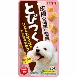 （まとめ買い）いなばペットフード いなば とびつく 皮膚の健康に配慮 25g 犬用おやつ 〔×36〕