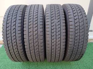 ★残り溝約9.4-9.8mm★22年製★ ブリヂストンBLIZZAK W979 195/85R15 113/111L LT　4本セット スタッドレスタイヤ　G206