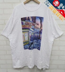 8T5204【クリックポスト対応】BEAMST×Okayasu Shuto Lights 半袖Tシャツ ビームス 岡安秀士