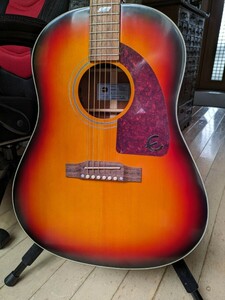 エピフォン Master bilt FT79 Texan ピックアップ搭載