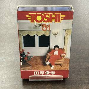 018M 田原俊彦 TOSHI’81 カセットテープ / Toshihiko Tahara Idol Cassette Tape