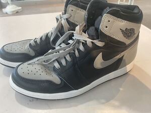 2018 NIKE AIR JORDAN 1 RETRO HIGH OG SHADOW US10.5 555088-013