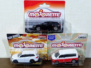 MAJORETTE マジョレット ミニカー メルセデス ベンツ GL/フォルクスワーゲン T6/プジョー 508 3台セット カバヤ SUV ビンテージモデル 