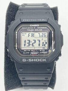 1円スタートCASIO カシオ G-SHOCK ジーショック　ソーラー 電波　ブラック デジタル 腕時計 GW-5000U-1 JF 【稼動品】