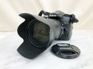 ■TS0906　Y3072　現状品　カメラレンズセット　Nikon　ニコン　D7000/NIKON DX AF-S NIKOKOR18mm-200mm 1:3.5.6GⅡED 　ニコンFマウント