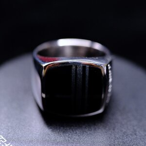 F3760 CHAUMET ショーメのダンディオニキス 最高級750WGメンズリング ＃18.5 21.3G 16.7mm