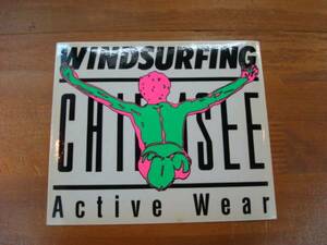 新品CHIEMSEE(キムジー)WINDSURFINGステッカー ネオングリーン