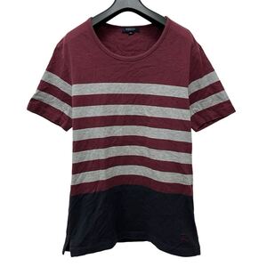 BURBERRY / バーバリー メンズ 半袖Tシャツ マルチボーダー Mサイズ 国内正規品 O-2259