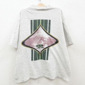 古着 ガッチャ GOTCHA 半袖 ビンテージ Tシャツ キッズ ボーイズ 子供服 90s サーフィン コットン クルーネック 薄グレー 霜降り spe 2