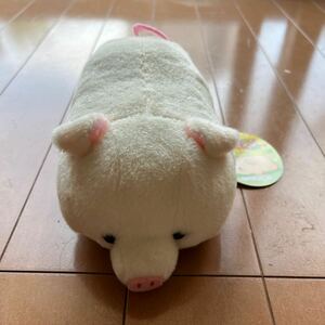 【新品】にぎって！こぶたちゃん　のんびり　ぬいぐるみ　