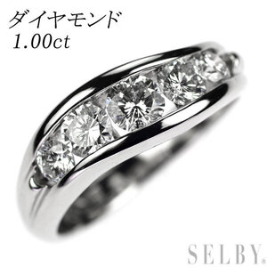 Pt900 ダイヤモンド リング 1.00ct 出品4週目 SELBY