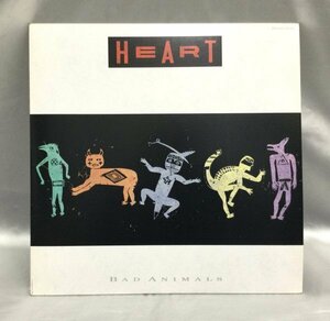 中古/アナログ盤/LPレコード/HEART/ハート/バッド・アニマルズ/日本初回発売盤/歌詞・訳詞・ライナーノーツ付き/特典ポスター&ライブ盤付き