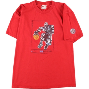 古着 90年代 ナイキ NIKE スポーツプリントTシャツ メンズL ヴィンテージ /eaa347778 【SS2406】