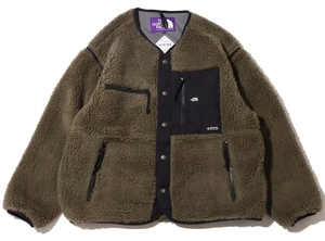 Lサイズ◆THE NORTH FACE PURPLE LABEL ノースフェイス パープルレーベル Wool Boa Fleece Field Cardigan 2WAY ボアフリースジャケット