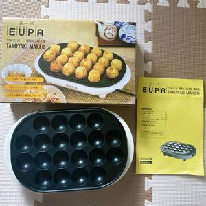 【通電確認済】 電気たこ焼き器　EUPA ユーパ　TSK-2136　箱付き 取説付き