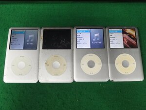 ユ■IP592　♪Apple iPod classic 80GB 4台セット Model No:A1238 ジャンク