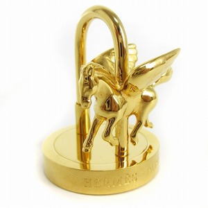 エルメス HERMES 2007年 限定 アーネダンス ANNEE DE LA DANSE カデナチャーム ペガサス 南京錠 ゴールドカラー 小物 ☆AA★ その他