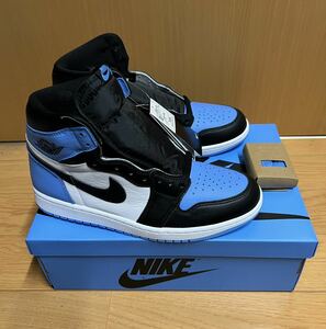 28.0cm 国内正規品 Nike Air Jordan 1 Retro High OG University Blue UNC Toe レトロ ハイ ユニバーシティブルー トゥ