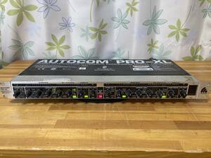 [片ch×] [動作品] Behringer MDX1600 AUTOCOM PRO-XL 2ch コンプ/ゲート