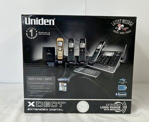 【Uniden】電話機 XDECT EXTENED DIGITAL XDECT 8355+3WPR /ジャンク品/国内使用不可/kb3253