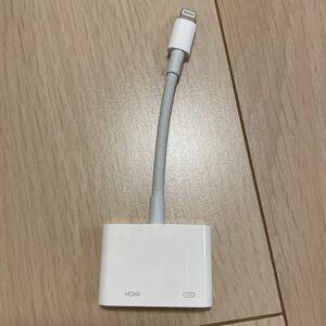 Apple Lightning - Digital AVアダプタ iPad iPhone iPod HDMI MD826AM/A