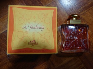 HERMES 24 Faubourg エルメス ヴァンキャトル フォーブル　ライトオードトワレ 50ml 箱付き　残量9割　香水