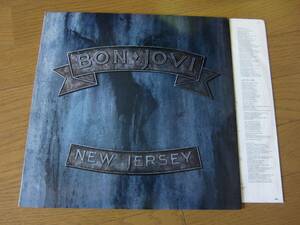 □ BON JOVI NEW JERSEY レアアナログ 米盤オリジナル 両面DMM STERLING