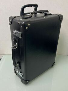 zE#240 美品 キャリーケース スーツケース グローブトロッター GLOBE TROTTER キャリーバッグ ブラック 旅行鞄 ヴァルカンファイバー 