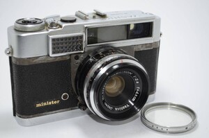 【外観並級】YASHICA ヤシカ minister レンジファインダー　#s1720